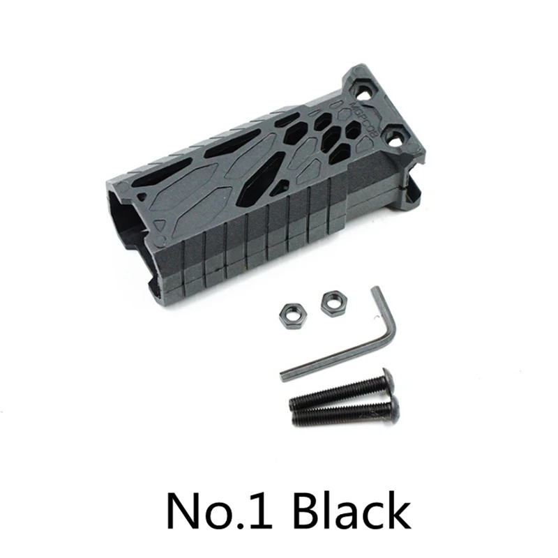 AEG Airsoft Air Guns Toy Tactical DIY Parts Nylon Front Grips RVG PTK TD AFG Paintball Accessories - Цвет: No.1 Black