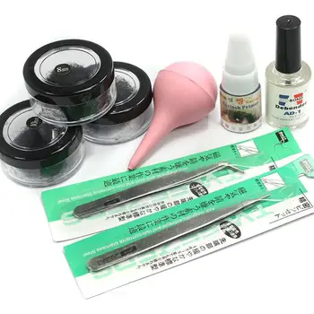

Glue 8/10/12mm False Eyelash Extension Kit Eyelash Suit Fashion Eyelash Planting Tools Planting Eyelash Suit Set Professional