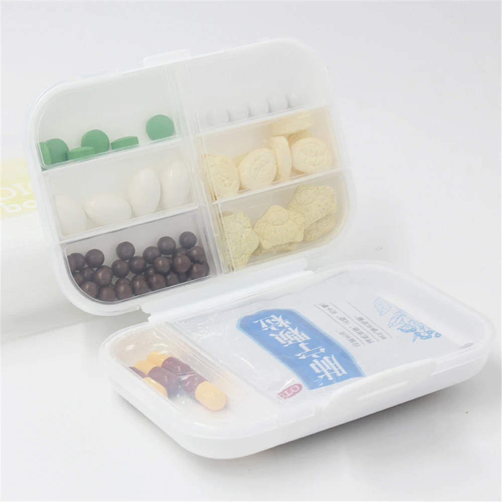 

Mini Vitamin Holder Medicine Drug Box Holder Pill Organizer Portable Weekly Pill Cases Medicine Tablet Storage Container Case