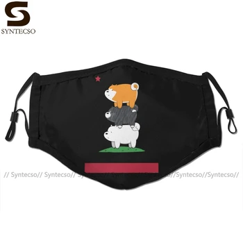 

Japanese Akita Mouth Face Mask Akita Inu Republic Facial Mask Cool Fashion with 2 Filters for Adult