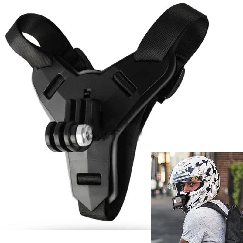Подставка для мотоциклетного шлема подбородок держатель GoPro Hero 8 7 6 5 4 3 Xiaomi Yi