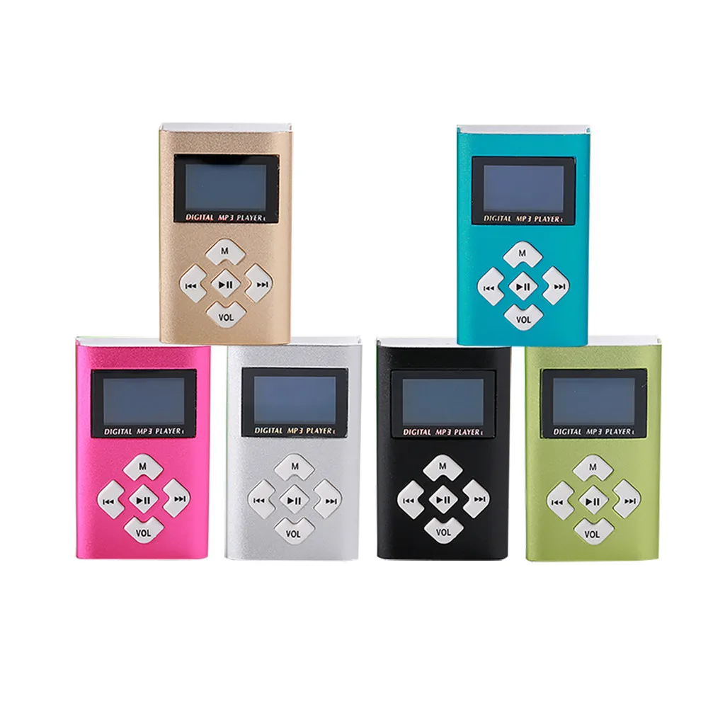 Мини портативный Mp3 музыкальный плеер экран карта Кнопка Mp3 металлический алюминиевый корпус Спортивный Mp3 плеер аудио Walkman Lettore#10