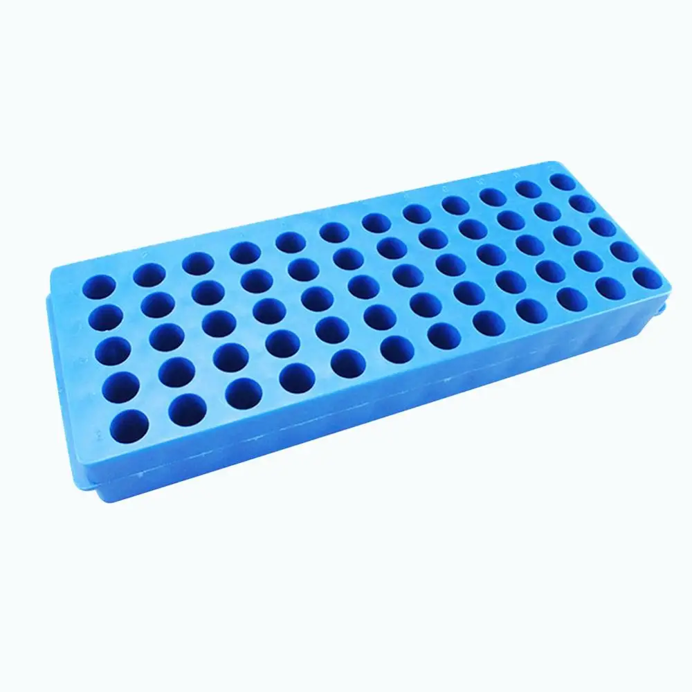 

Lab Tools Centrifugal Tube Rack Experiment Equipment teaching Supplies Test Tube Rack 8mm 10mm 60hole Double-sided EP pipe rack