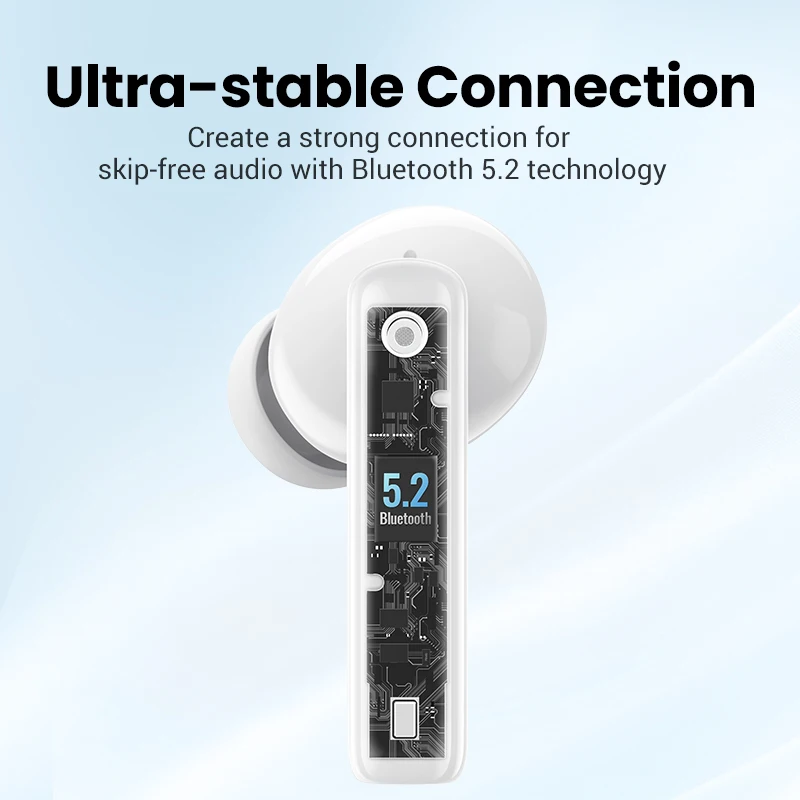 Bluetooth Headphones In Ear Earphone Bluetooth Headset Wireless Earbuds UGREEN ANC Wireless TWS Bluetooth 5.2 Earphones , Active Noise Cancellation, in-Ear Mics Handfree Phone Earbuds