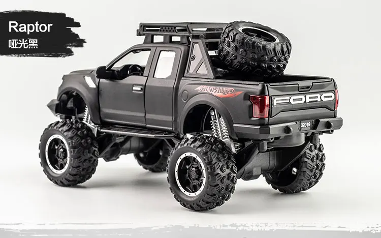 Подходит для Ford Raptor F150 украшение модифицированное большое колесо версия сплав игрушечный автомобиль пикап Детский Мужской автомобиль