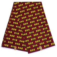 Высокое качество Африканский гарантированный голландский воск Модный узор печать ткань для Африканской Дашики одежды полиэстер 6 ярдов