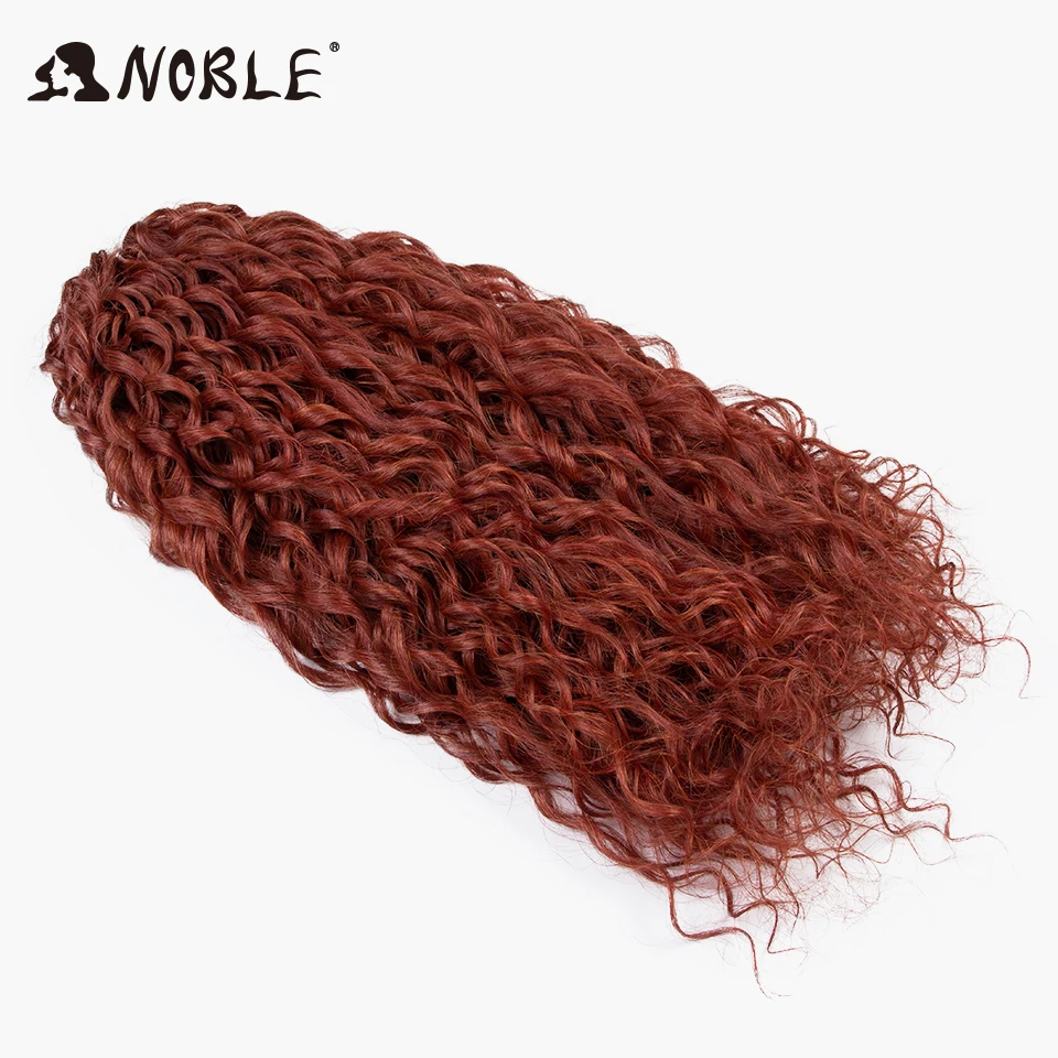 Noble Crochet Hair Soft Water Wave Twist Crochet Hair Synthetic Braid Ombre Blonde Red 24"Deep Wave Braiding Extension