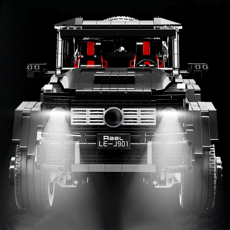 LE-J901 3300PCS Technic kits MOC 2425 G63AMG 6X6 LAND CRUISER Set Model Building Blocks Bricks Children's Christmas legao Toys