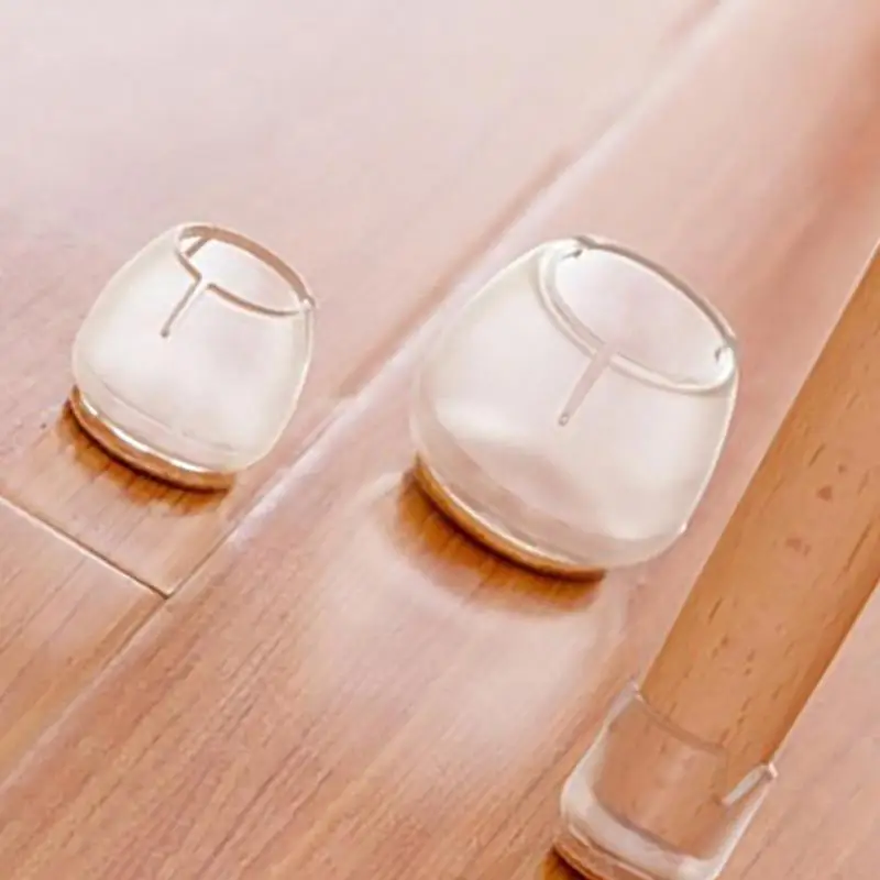 

16pcs Home Non-Slip Cover Pad Table Stool Chair Desk Mat Floor Protect Silicone Sleeve Durable Furniture Accessories