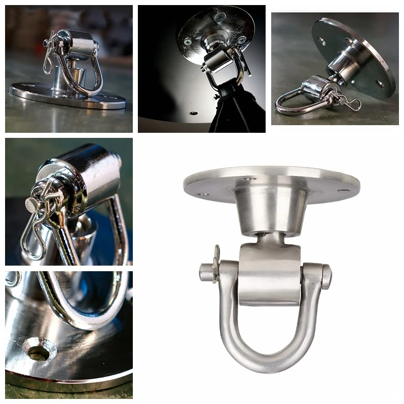 

Steel Sandbag Rotating Speed Ball Hook Speed Bag Flexible Durable Boxing Universal Buckle Hook Boxing Sandbags Supplies