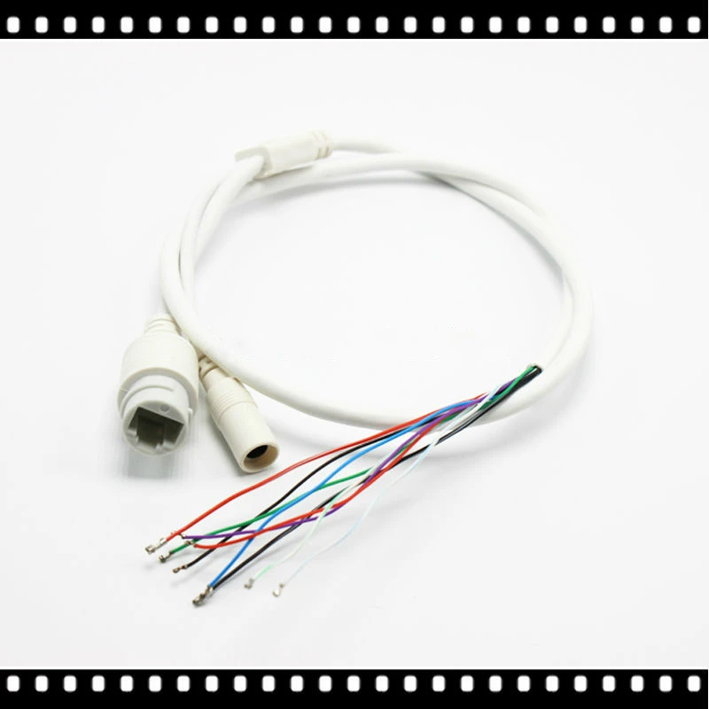High Quality 9Pin IP Camera Module Network Cable Pigtail 80cm 1/2/3/6