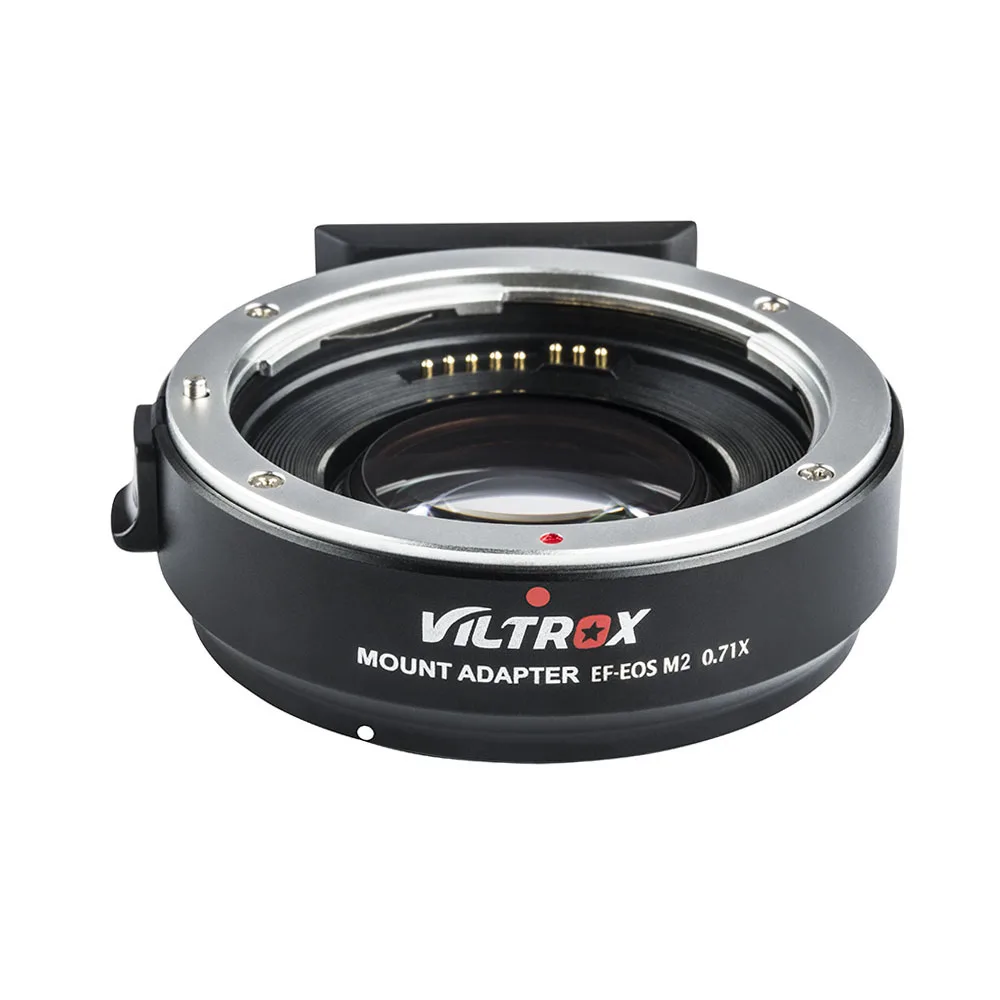 Viltrox EF-EOS M2 Автофокус Крепление объектива переходное кольцо 0.71X фокусное расстояние мультипликатор USB обновление для Canon