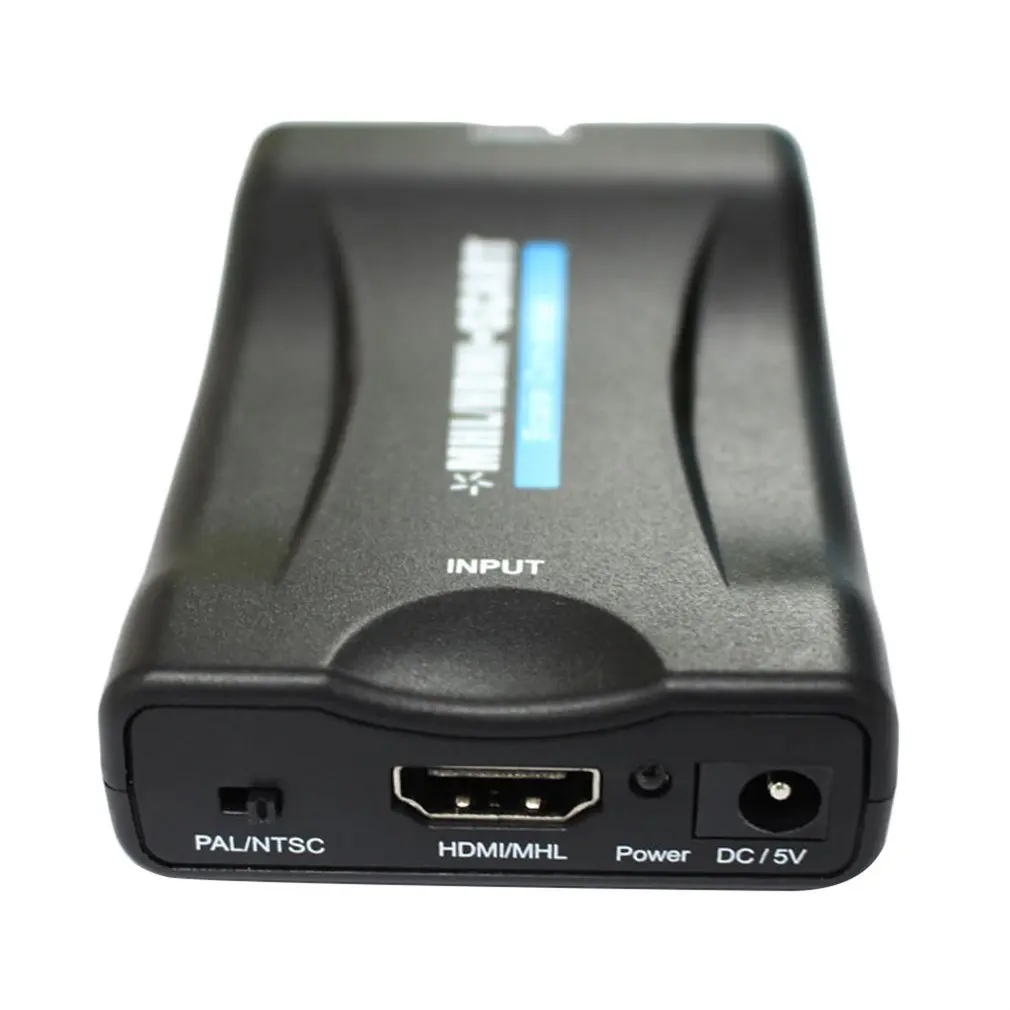 HD 1080P HDMI к SCART Видео Аудио адаптер универсальный конвертер адаптер для HD ТВ DVD коробка низкое энергопотребление