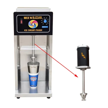 

commercial infinitely variable speed blizzard machine ice cream mixer pour glass without sprinkling ice cream machine