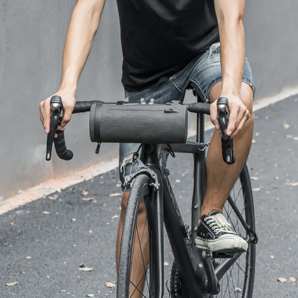 

Bicycle Bag Foldable Shoulder Hanging Dual Purpose MTB Bike Bag Fashio Men Sports Waterproof Large Capacity Bicycle Front Bag