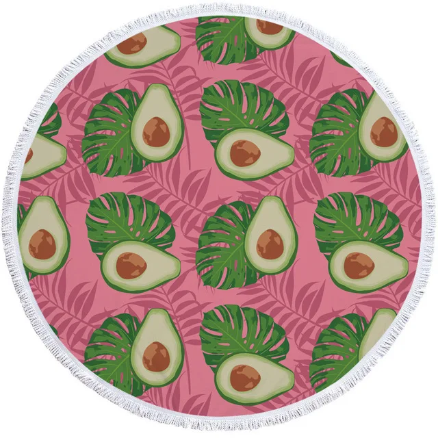 Cartoon-Avocado-Pattern-Summer-Beach-Towel-Microfiber-Fabric-Round-Beach-Towels-With-Tassel-Big-Bath-Towel.jpg_640x640 (3)