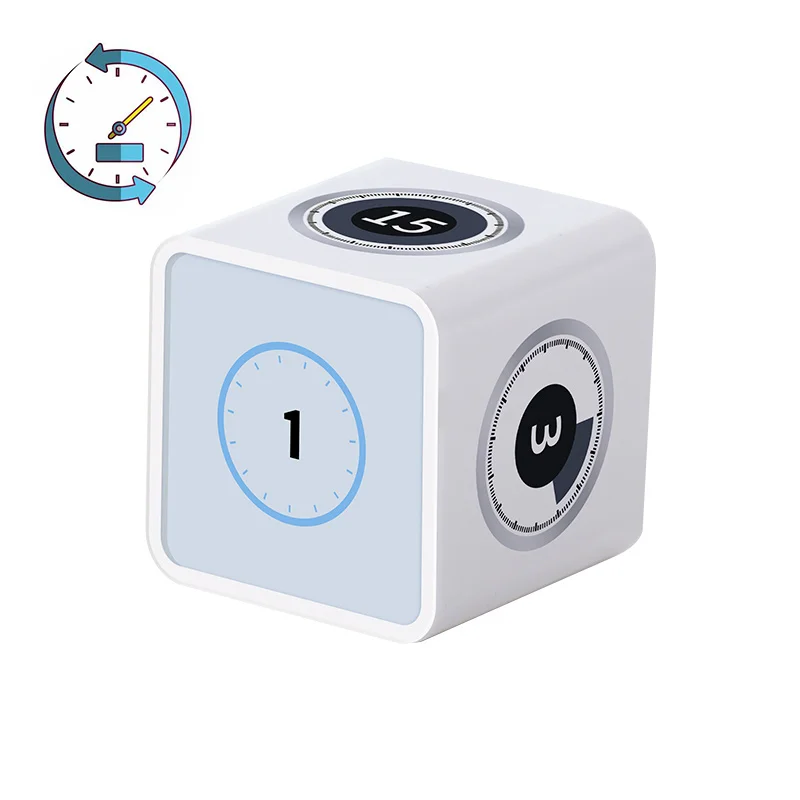 AMINNO Timecube Timer Kitchen Cube Timer Rechargeable Stylish Mini
