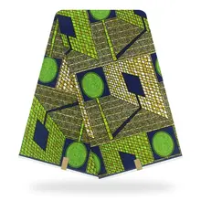 Настоящий воск Анкара африканская ткань Воск Принт высокое качество ткани африканская хлопок африканская ткань принт