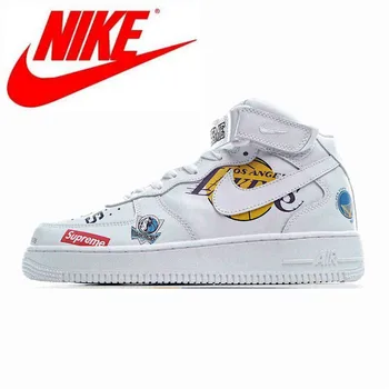 

Original Nike Air Force 1 Supreme x NBA x Nike Air Force AF1 Women's Mid-Top Sneakers Size 36-40 AQ8017-100