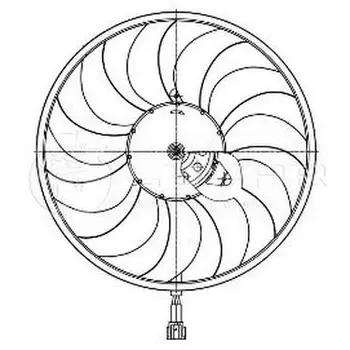 

Radiator fan NISSAN X-TRAIL/TEANA MURANO 07 LUZAR LFc141G4
