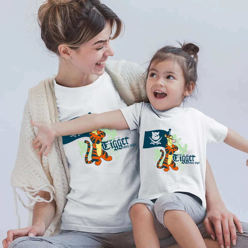 子供 父 母 息子 子供 Tシャツのためのディズニープリントtシャツ 家族お揃いコーデ Aliexpress