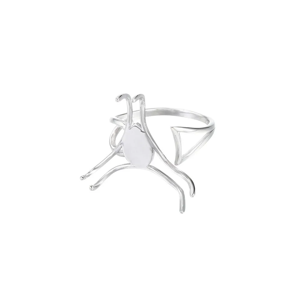 Adjustable Ring Setting for 20mm-24mm Round Cabochons or Irregular Shape Cabochons Ring Base White Gold Plated 925 Silver
