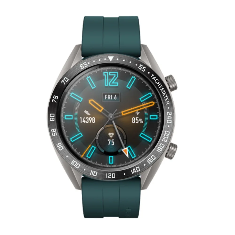 Ободок, кольцо, клейкая крышка, против царапин, металл, для huawei Watch GT/Active, 46 мм, для huawei GT2, аксессуары для умных часов GT 2#1115