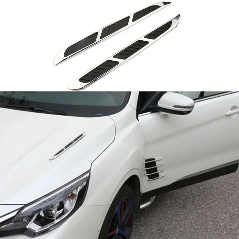 2pcs Car Styling hood decorate Auto Accessories For Mitsubishi Asx Outlander Lancer EX Pajero Evolution Eclipse Grandis | Автомобили и