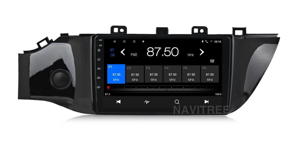 NaviTree 9 дюймов ips 1024*600 Android 9,0 автомобильный радио мультимедиа для KIA RIO K2 BT FM Mirrorlink gps Видео выход музыка