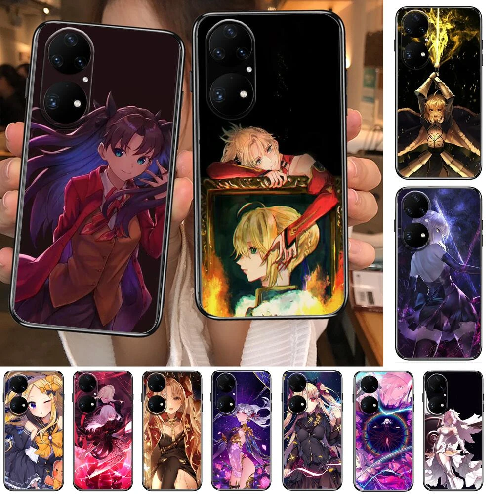 Anime Fate Zero Phone Case For Huawei P50 P40 P30 P 10 9 8 Lite E Pro Plus Black Etui Coque Painting Hoesjes Comic Fas Phone Case Covers Aliexpress