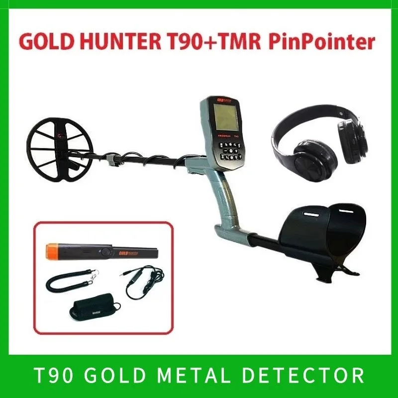 Водонепроницаемый металлоискатель Gold Hunter T90 профессиональный Подземный ручной |
