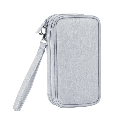 LGray Digital Bag Водонепроницаемая портативная дорожная цифровая сумка для хранения USB кабель зарядное устройство Коробка для хранения мобильного телефона Органайзер гарнитуры аксессуары - Цвет: LGray Digital Bag