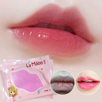 

2pcs Lip Mask For Lip Plumper Moisture Essence Plant Flower Extract Exfoliating Anti-Ageing Exfoliating Scrub