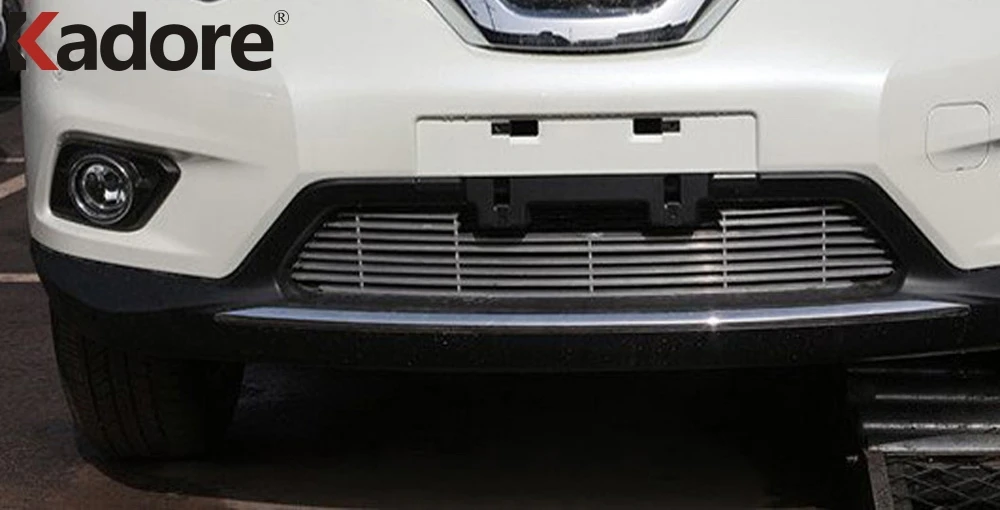 Решетки передние из нержавеющей стали для Nissan Rogue X Trail 2014 2015 2016 2017|grill trim|accessories for