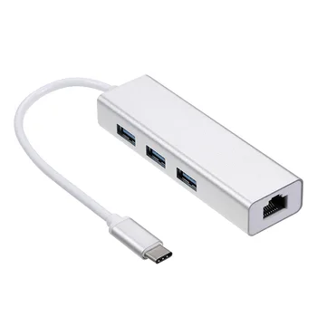 

Type-C To RJ45 Gigabit Network USB3.0 Laptop Macbook Pro/Air External Extended Network USB C HUB