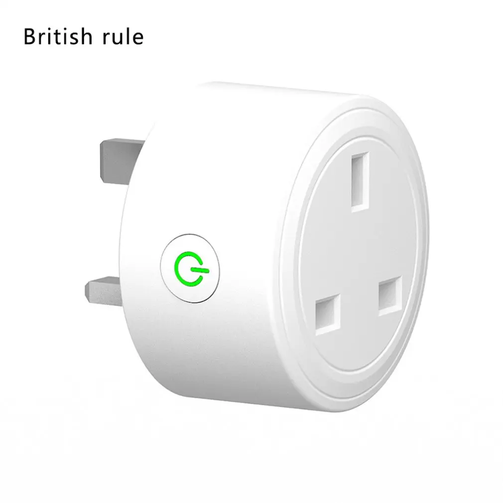 Smart Plug Wifi Smart Socket Power Monitor UK Voice Remote Control Home Automation Plug Work with Google Home Alexa IFTTT