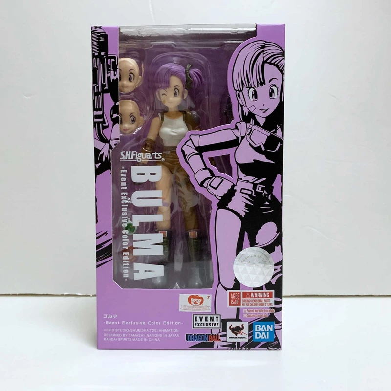 BANDAI CJ Dragon Ball Супер SHF события эксклюзивный цвет издание Bluma фигура Brinquedos игрушки фигурные