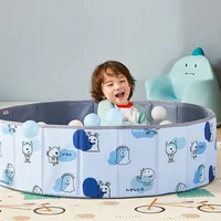 Infant Shining Ball Pits Foldable Ball Pool Ocean Ball Playpen Toy Washable Folding Fence Kids Birthday Gift Boy Toys Baby Park 1