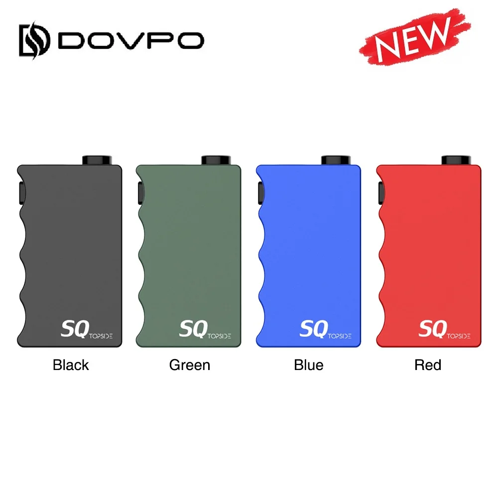 Новый оригинальный боксмод DOVPO Topside SQ Squonk с 10 мл силиконовой бутылкой питание от