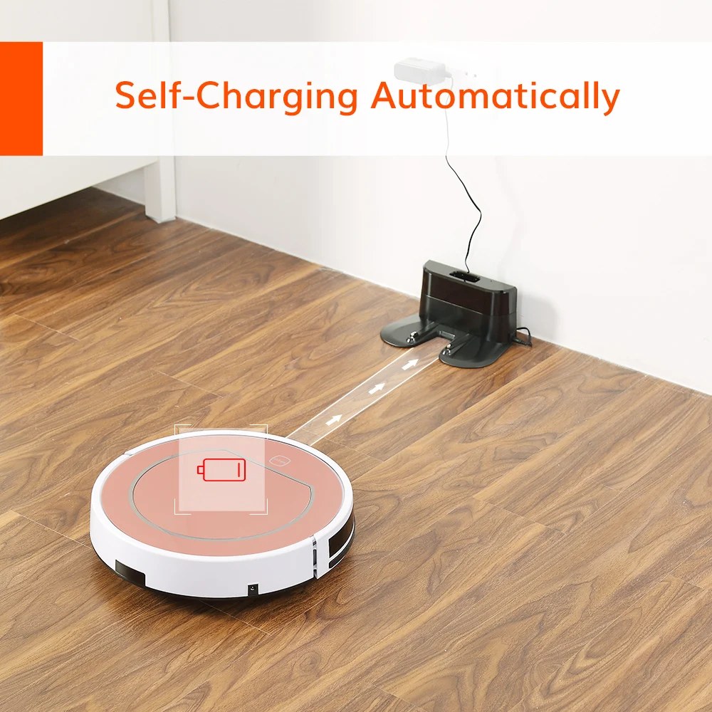ILIFE V7s Plus Robot Vacuum Cleaner Sweep and Wet Mopping Floors&Carpet Run 120mins Auto Reharge,Appliances,Household Tool Dust