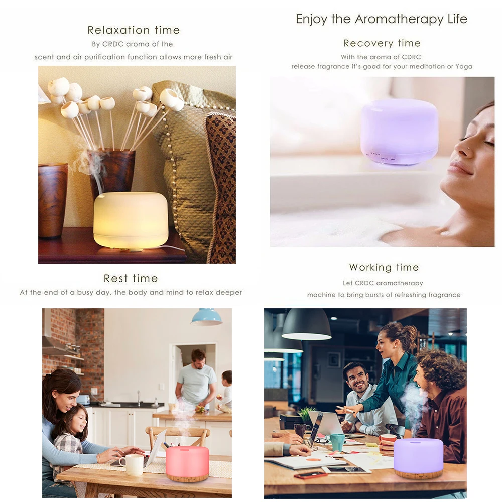 Аромадиффузор ультразвуковой 1000 мл с пультом ДУ|Увлажнители воздуха| |