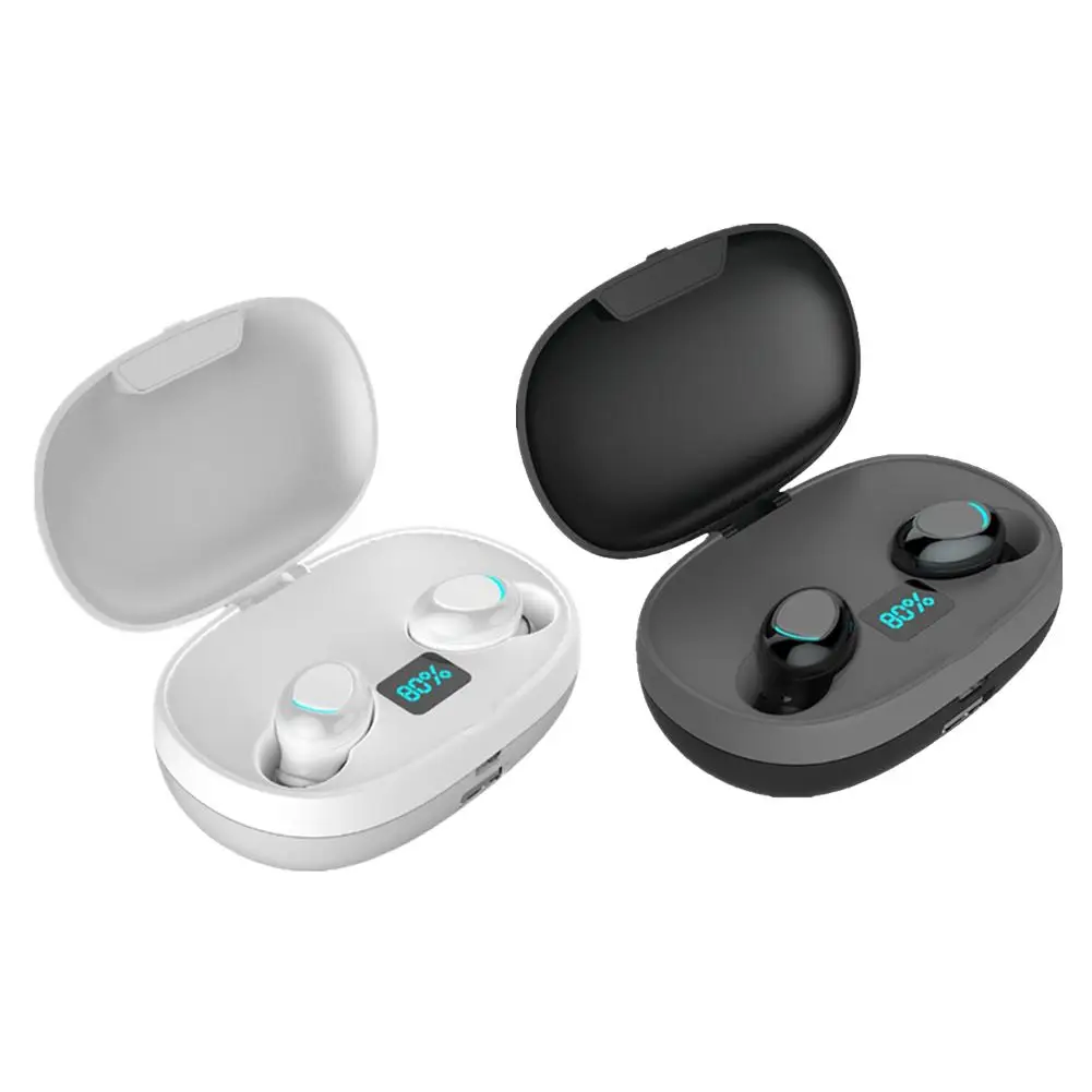 T3S Беспроводная гарнитура бинауральные Bluetooth Водонепроницаемые Наушники TWS5.0 мини наушники дисплей питания наушники