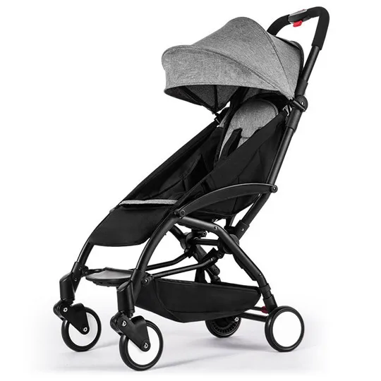 A style gray Оригинальная легкая коляска может сидеть и лежать на 175 градусов Складная коляска yoya ультра-легкая портативная дорожная детская коляска - Цвет: A style gray