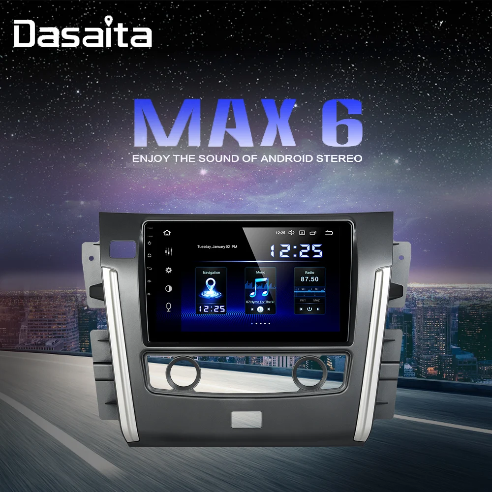 Радио авто автомобиль Multimidia Android 9,0 для Nissan Patrol gps автомобиль Bluetooth 10," ips сенсорный экран 1024*600
