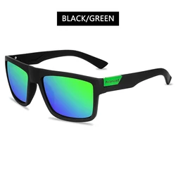 Stylish Black Polarized Unisex Sunglasses - Classic Square UV400 Protection (Polarized)