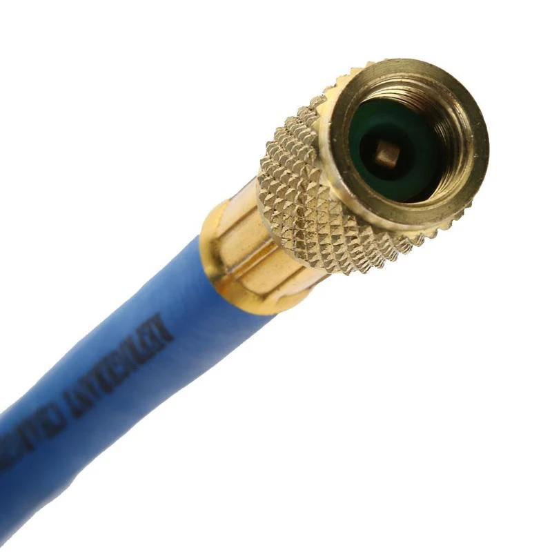 

R134A - R12 R22 Refrigerant Recharge Hose Pipe Can Tap Pressure Gauge New 350psi