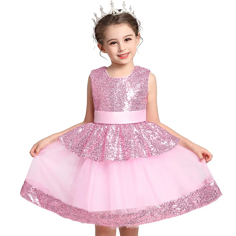 Baby Girls Princess Dress Elegant Toddler Girl Flower 3 Years Birthday