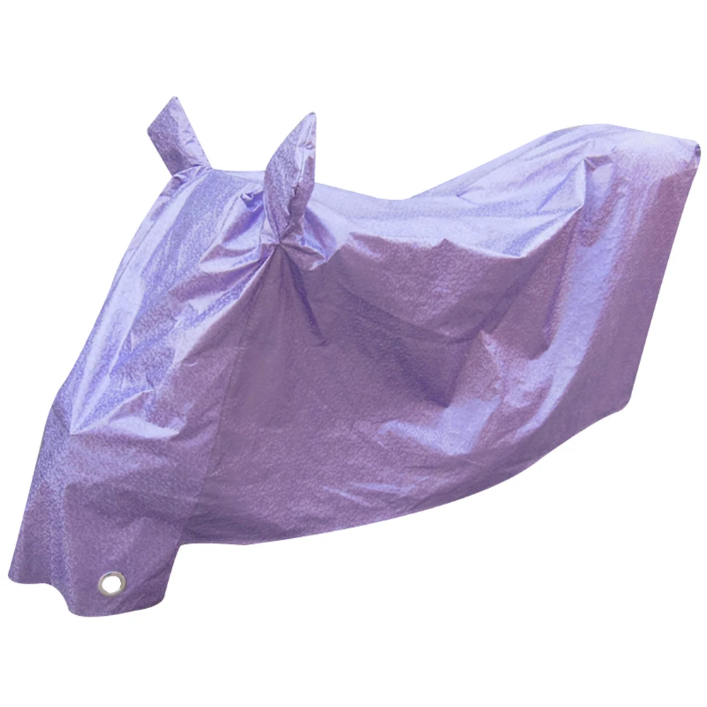 Purple S Чехол для мотоцикла электровелосипеда солнцезащитный дождевик одежда утолщенная Пылезащитная крышка CSL88 - Цвет: Purple S