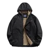 Mcikkny Mens Cargo Winter Jackets Fleece Lined Wool Thermal Outwear Coats Thick Windbreak Top Clothing For Male ► Photo 2/5