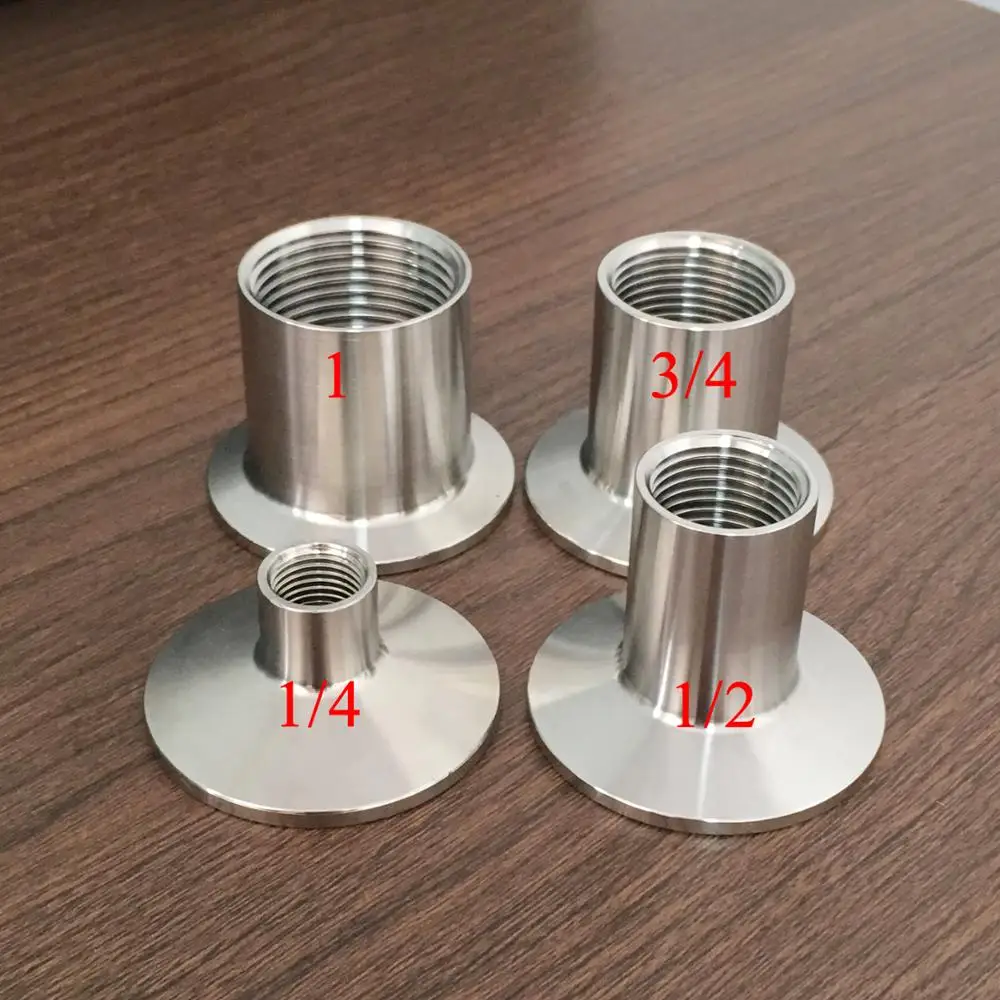 1/4 ''-2'' BSP Tri Clamp клевер с внутренней резьбой адаптер для нагревателя санитарно 304 нержавеющая сталь